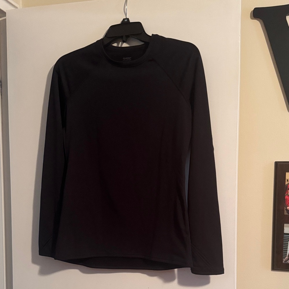Cuddl Duds Women's Classic Black Long Sleeve Base Layer